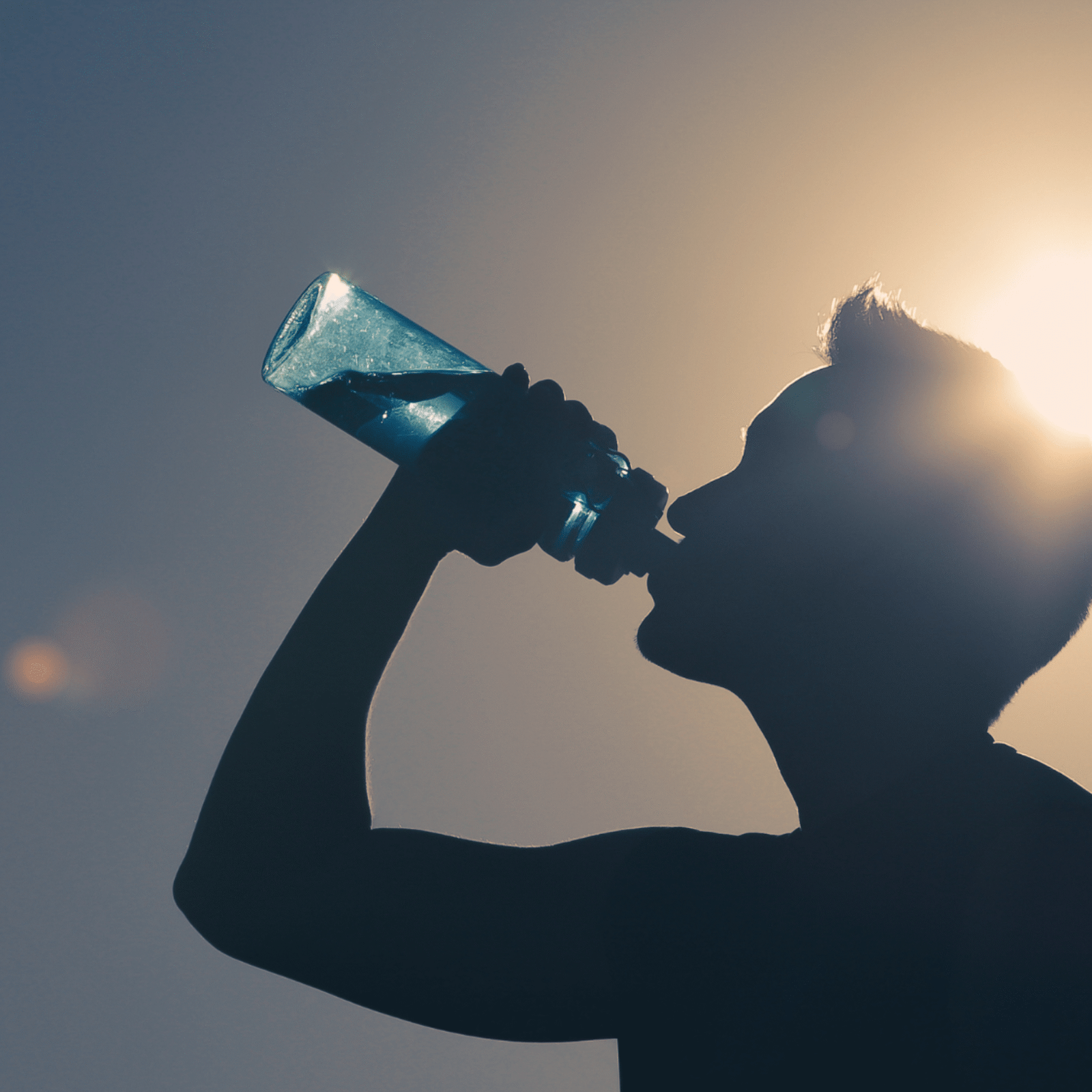 Man Drinking