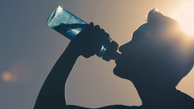 Man Drinking