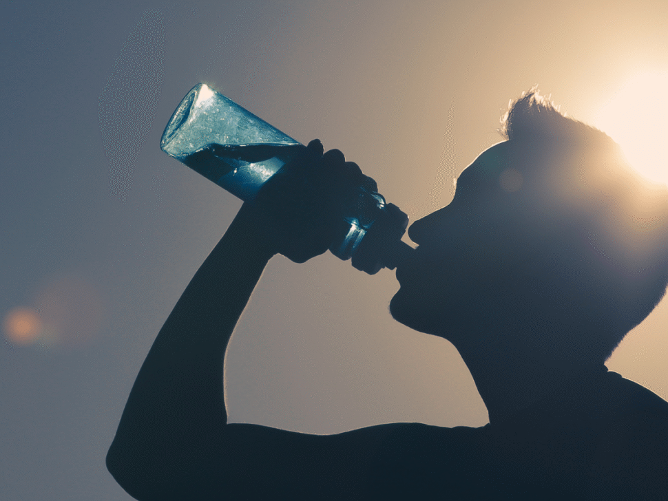 Man Drinking