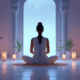 Meditating person